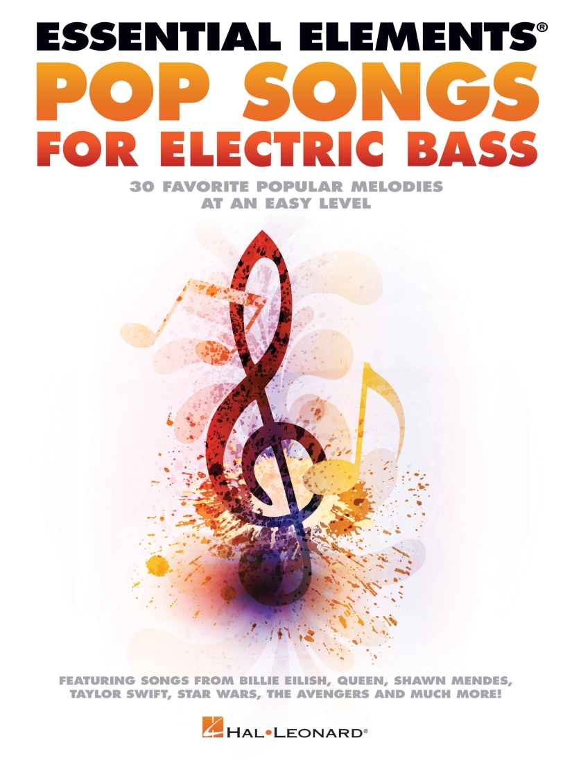 Essential Elements Pop Songs for Electric Bass - Book
