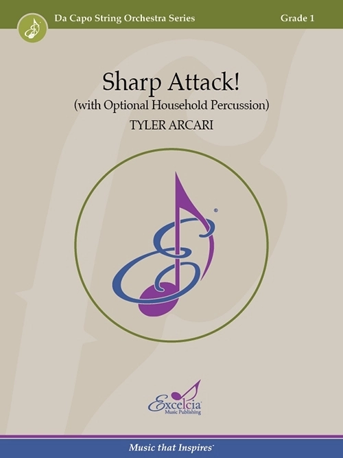 Sharp Attack! (with Optional Household Percussion) - Arcari - String Orchestra - Gr. 1