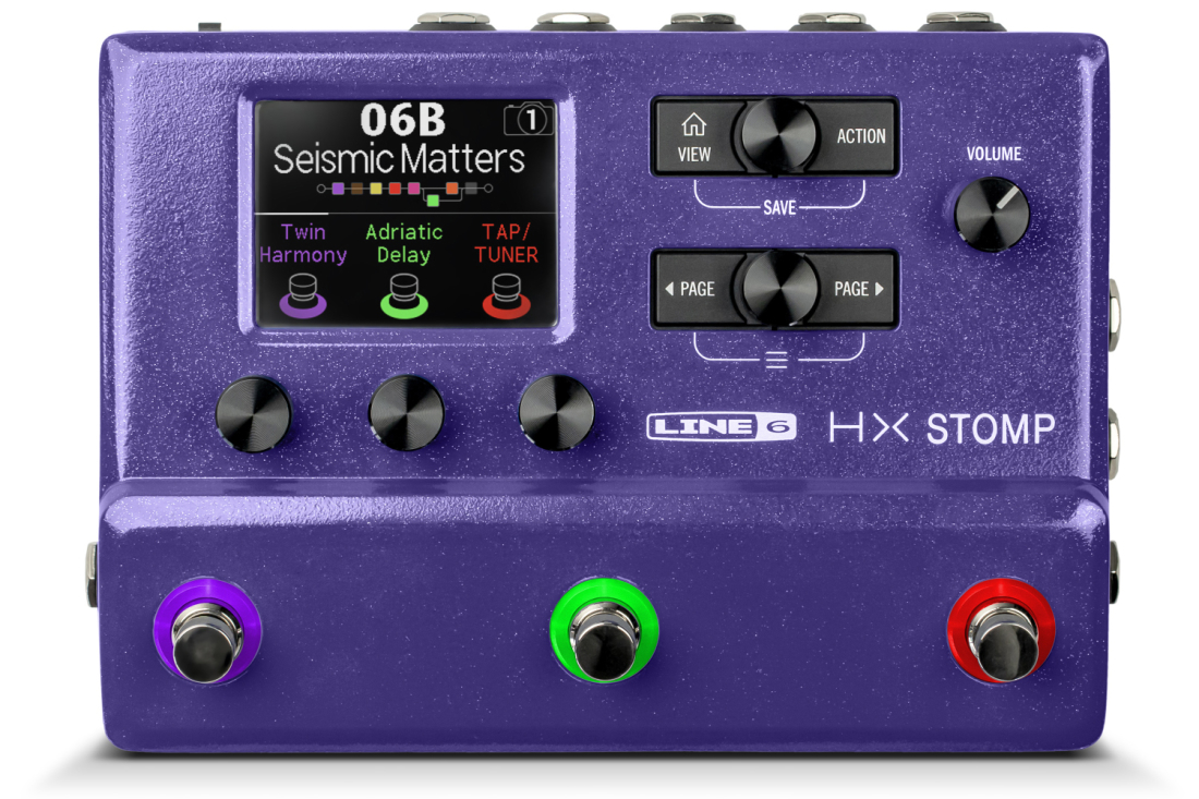 HX Stomp Multi-Effects Processor - LImited Edition Purple