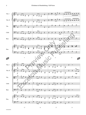 Christmas in Brandenburg - Bach/Clark - String Orchestra - Gr. 1.5