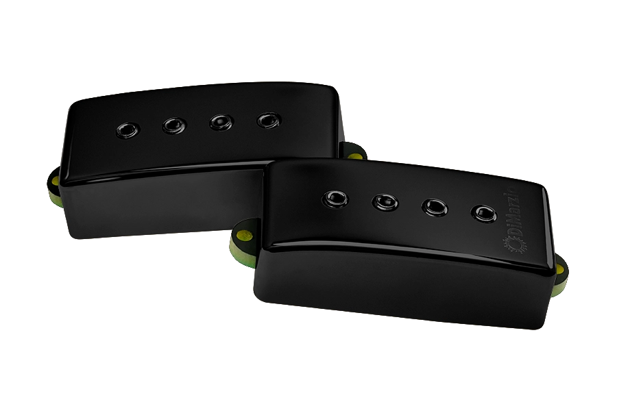 Relentless P Bass Pickup Set - Gloss Black Metal