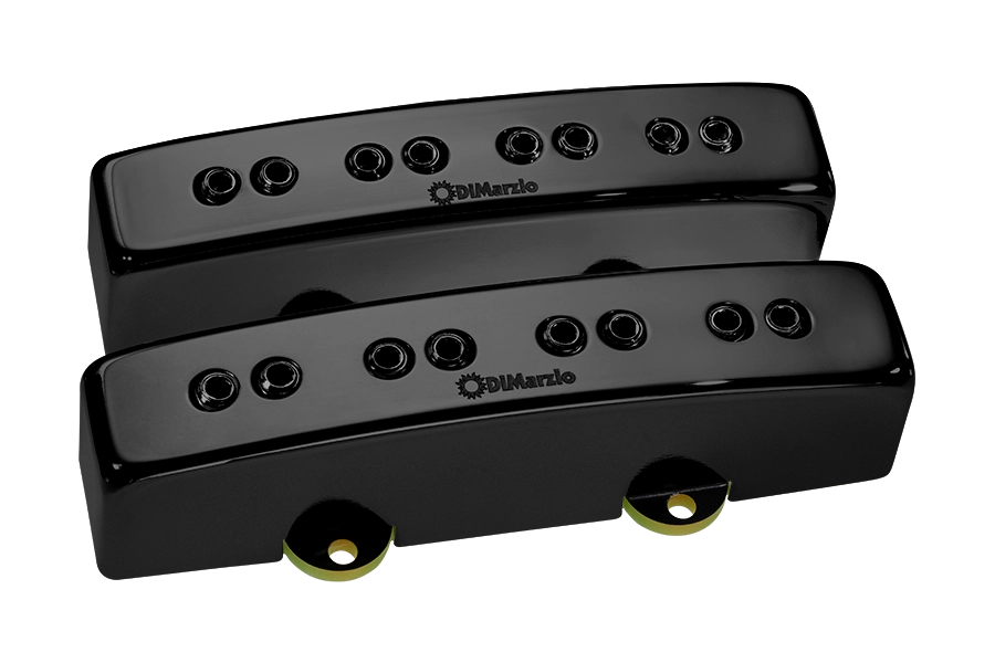 Relentless J Bass Pickup Set - Gloss Black Metal