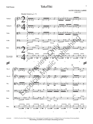 TakaTiki - LaBrie - String Orchestra - Gr. 2.5