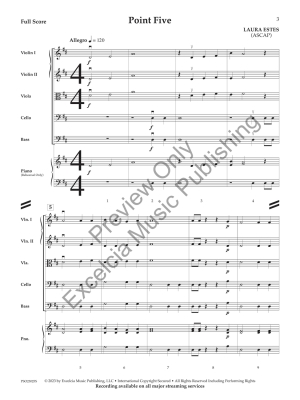 Point Five - Estes - String Orchestra - Gr. 0.5