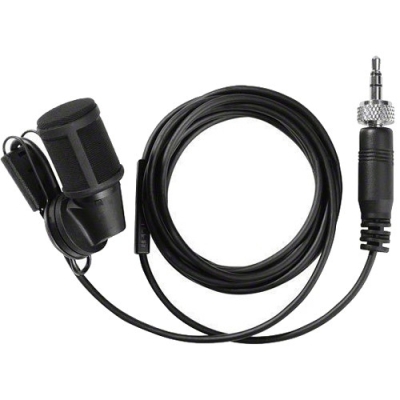Sennheiser - MKE 40 Cardioid Clip-on Microphone with 1/8 TRS Connector for EW Series Bodypack Transmitter