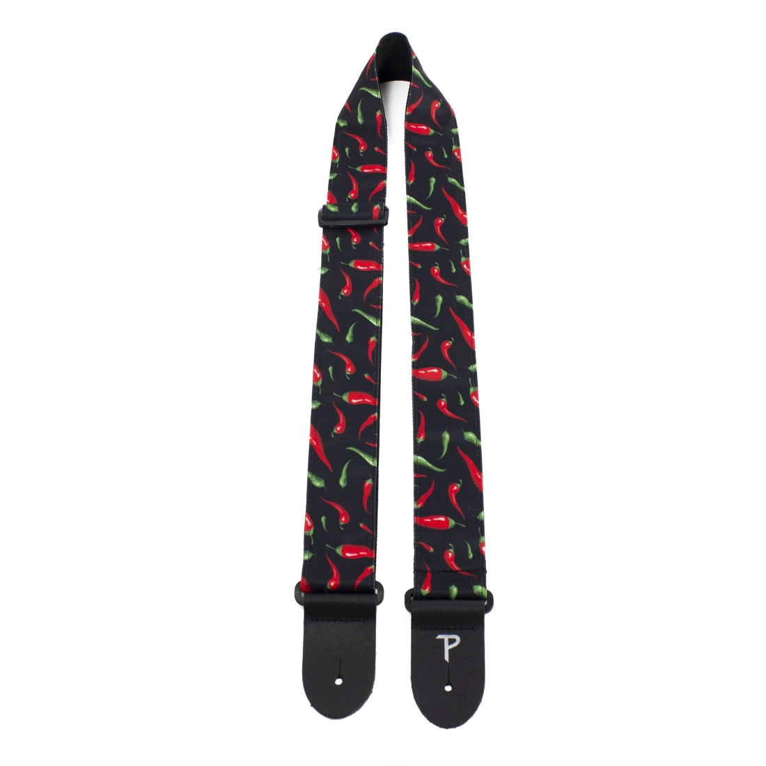 2\'\' Designer Fabric Guitar Strap - Chilis