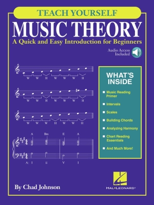 Hal Leonard - Teach Yourself Music Theory: A Quick And Easy Introduction For Beginners - Johnson - Book/Audio Online