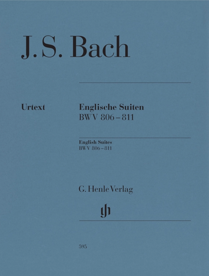 English Suites BWV 806-811 - Bach/Scheideler - Piano - Book