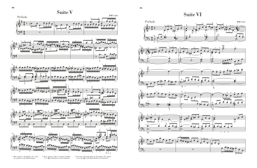 English Suites BWV 806-811 - Bach/Scheideler - Piano - Book