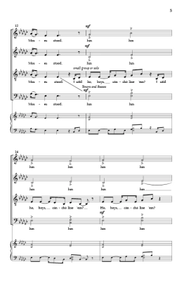 Ho Boys, Can\'t Line Em - Traditional/Trecek-King - SATB