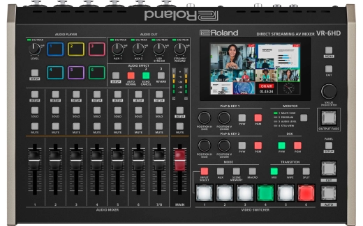 Roland - VR-6HD Direct Streaming AV Mixer
