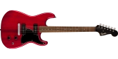 Squier - Paranormal Strat-O-Sonic, Laurel Fingerboard - Crimson Red Transparent