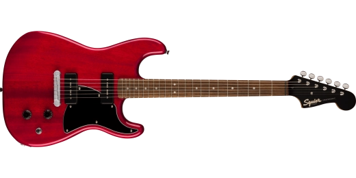 Squier - Paranormal Strat-O-Sonic, Laurel Fingerboard - Crimson Red Transparent