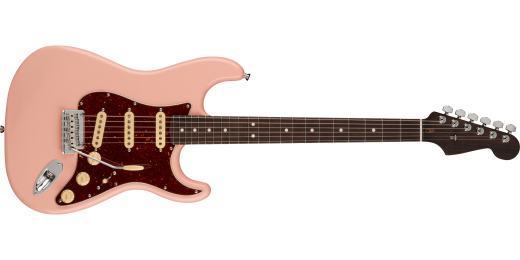 Stratocaster American Professional II en srie limite,  manche en palissandre (fini Shell Pink)