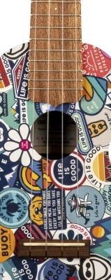 0XK Life Is Good Soprano Ukulele with Gigbag