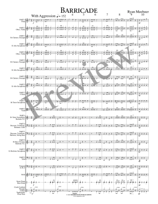 Barricade - Meeboer - Concert Band (Flex) - Gr. 0.5