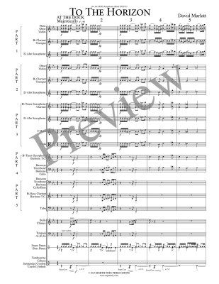 To The Horizon - Marlatt - Concert Band (Flex) - Level: 2