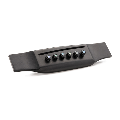 Luxe by Martin Liquidmetal Bridge Pins - Gloss Black with Pearl