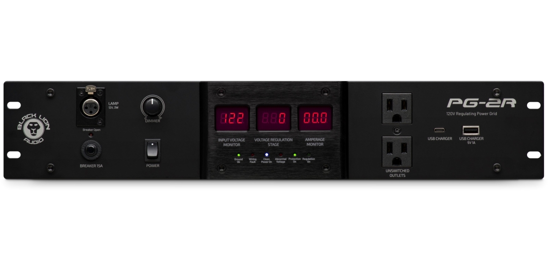 PG-2R Studio Grade 14-Outlet Regulator, Power Conditioner and Surge Protector