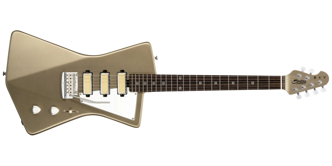 St. Vincent Goldie Nyatoh Electric Guitar with Gig Bag - Cashmere