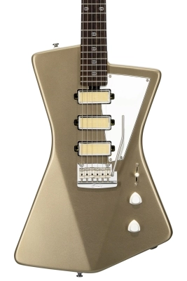 St. Vincent Goldie Nyatoh Electric Guitar with Gig Bag - Cashmere