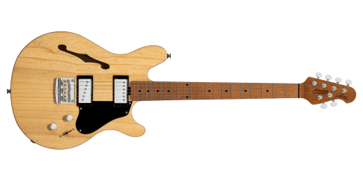 Sterling by Music Man - JV60C Valentine Electric Guitar - Natural