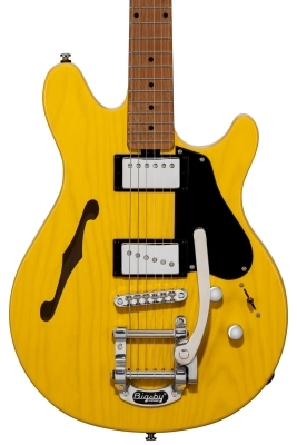 JV60CB Valentine Electric Guitar w/Bigsby - Butterscotch