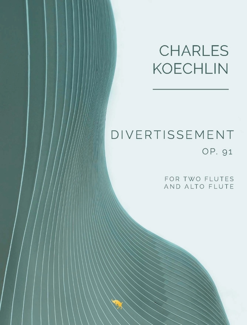 Divertissement, op.91 - Koechlin/Parry - 2 Flutes/Alto Flute - Score/Parts