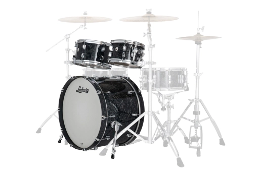 NeuSonic Rapid MOD2 4-Piece Shell Pack (22,10,12,16) - Ebony Pearl