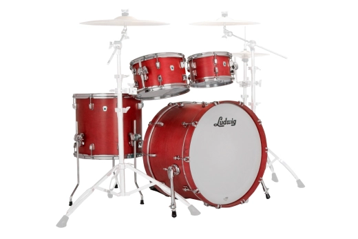 NeuSonic Rapid MOD2 4-Piece Shell Pack (22,10,12,16) - Satin Diablo Red