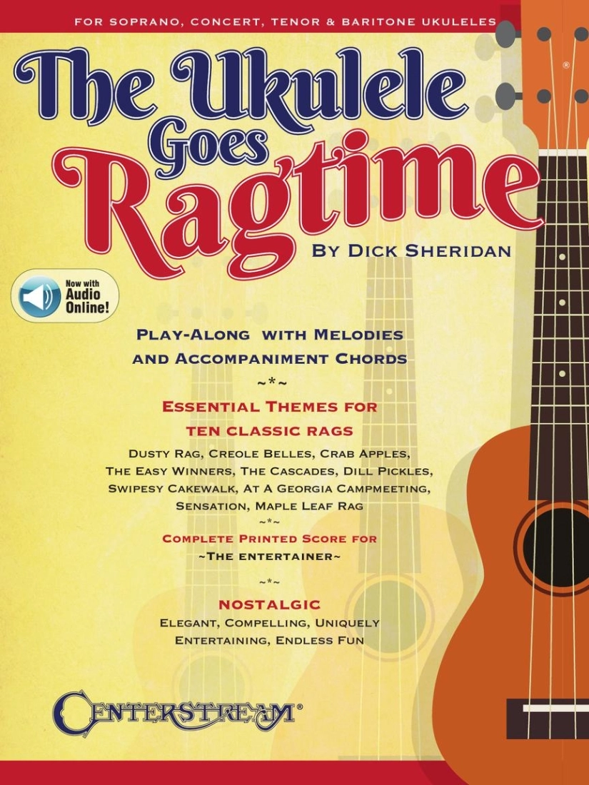 The Ukulele Goes Ragtime - Sheridan - Ukulele TAB - Book/Audio Online