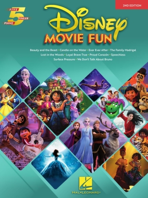 Disney Movie Fun (2nd Edition) - Five Finger Piano - Book