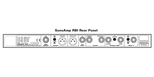 Pramplificateur de basse rackable