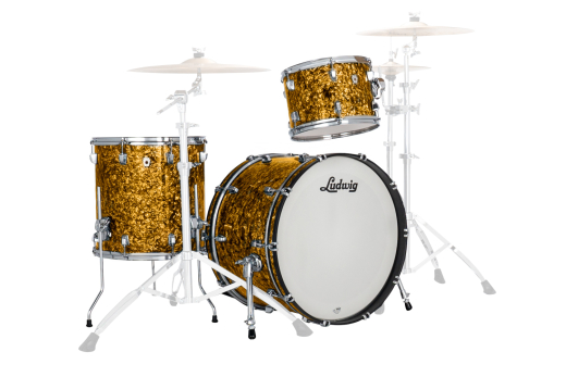 Ludwig Drums - NeuSonic 3-Piece Shell Pack (22,13,16) - Butterscotch Pearl