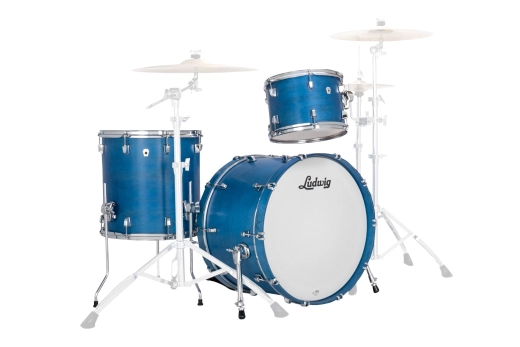 Ludwig Drums - NeuSonic 3-Piece Shell Pack (22,13,16) - Satin Royal Blue