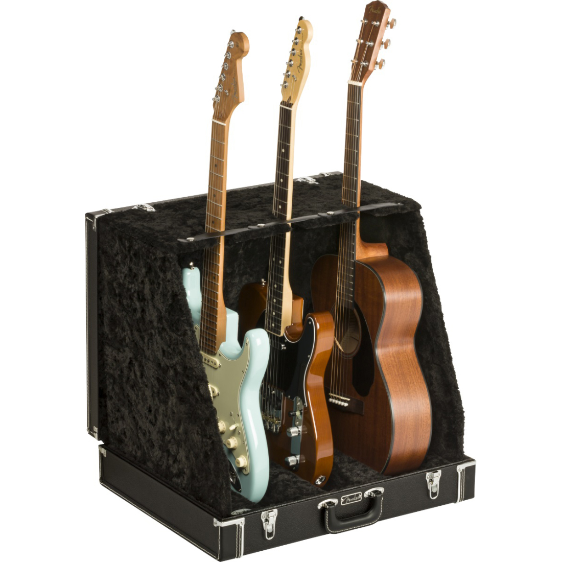 Classic Series Case Stand - 3 Guitar, Black