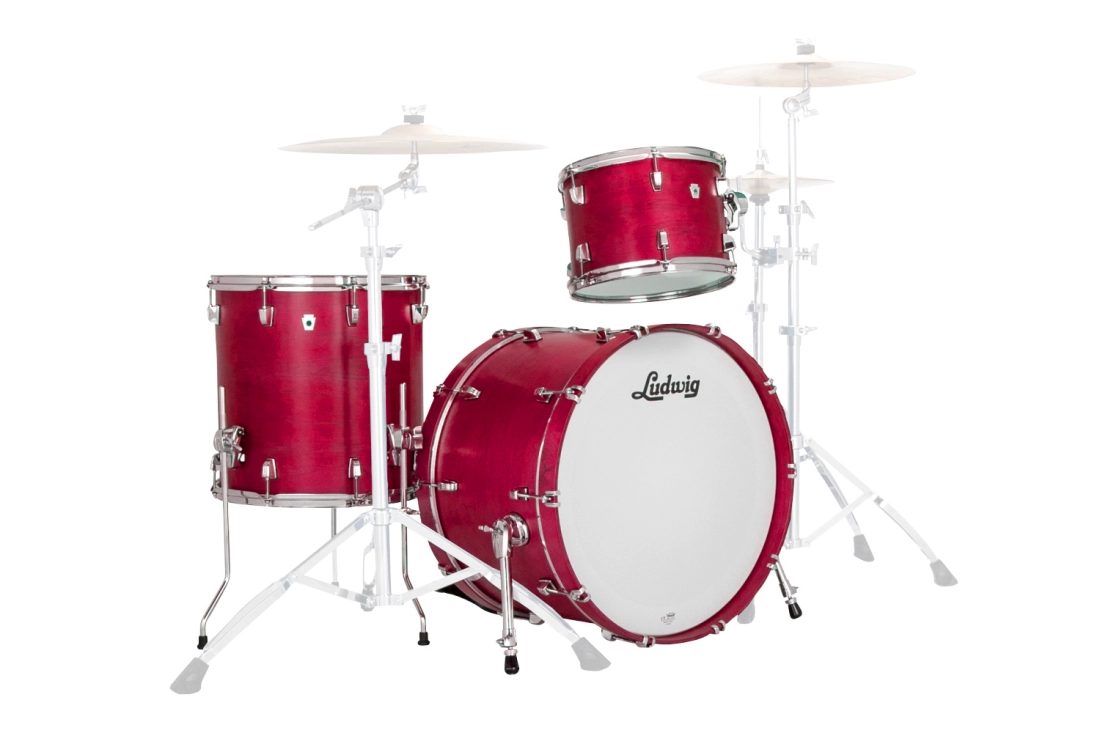 NeuSonic 3-Piece Shell Pack (22,13,16) - Satin Diablo Red