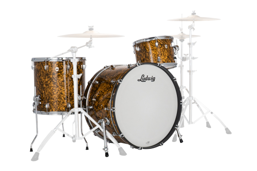Ludwig Drums - NeuSonic 3-Piece Shell Pack (24,13,16) - Butterscotch Pearl