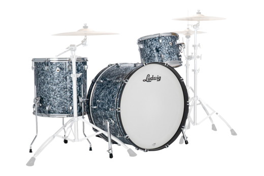 Ludwig Drums - NeuSonic 3-Piece Shell Pack (24,13,16) - Steel Blue Pearl