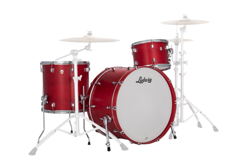 Ludwig Drums - NeuSonic 3-Piece Shell Pack (24,13,16) - Satin Diablo Red