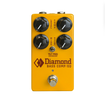 Diamond Guitar Pedals - Pdale Bass Comp/EQ de compression optique et galisation pour basse