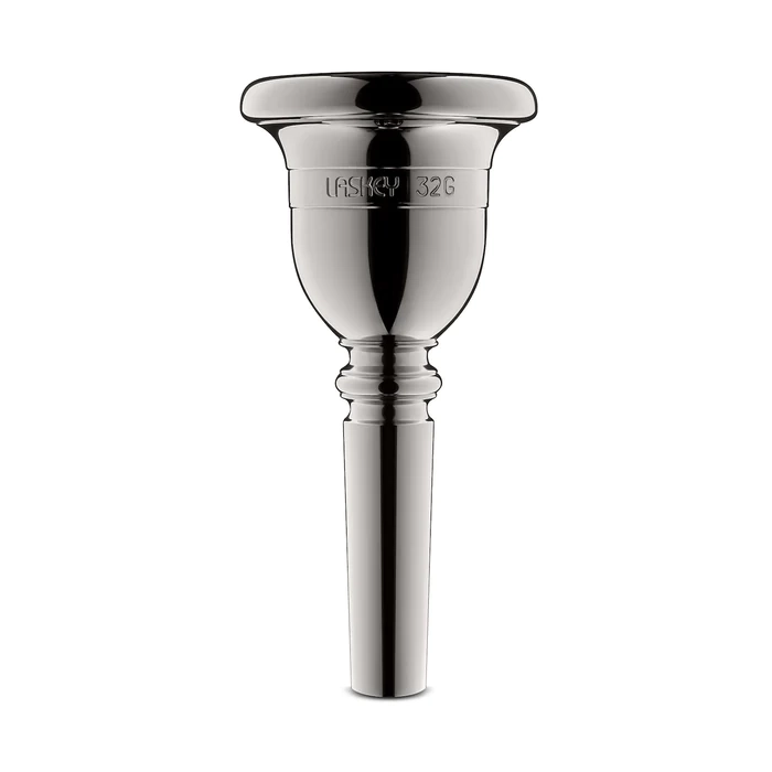 Silver-Plated Tuba Mouthpiece (American Shank) - 32G