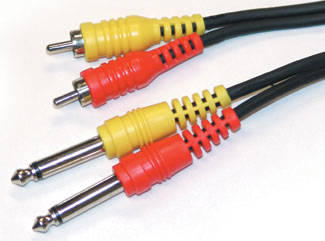 Link Audio - Link Audio Dual RCA to 1/4-inch Cables