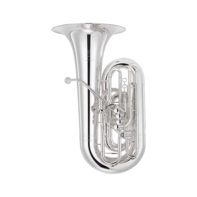 Yamaha Band - YCB623 Silver-Plated Professional C Tuba