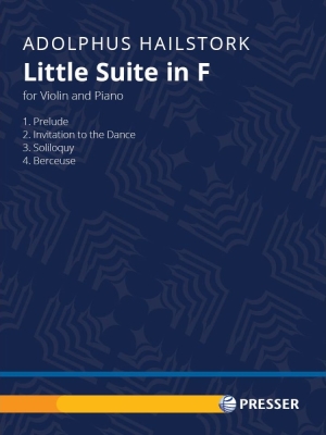 Theodore Presser - Little Suite in F - Hailstork - Violin/Piano - Book