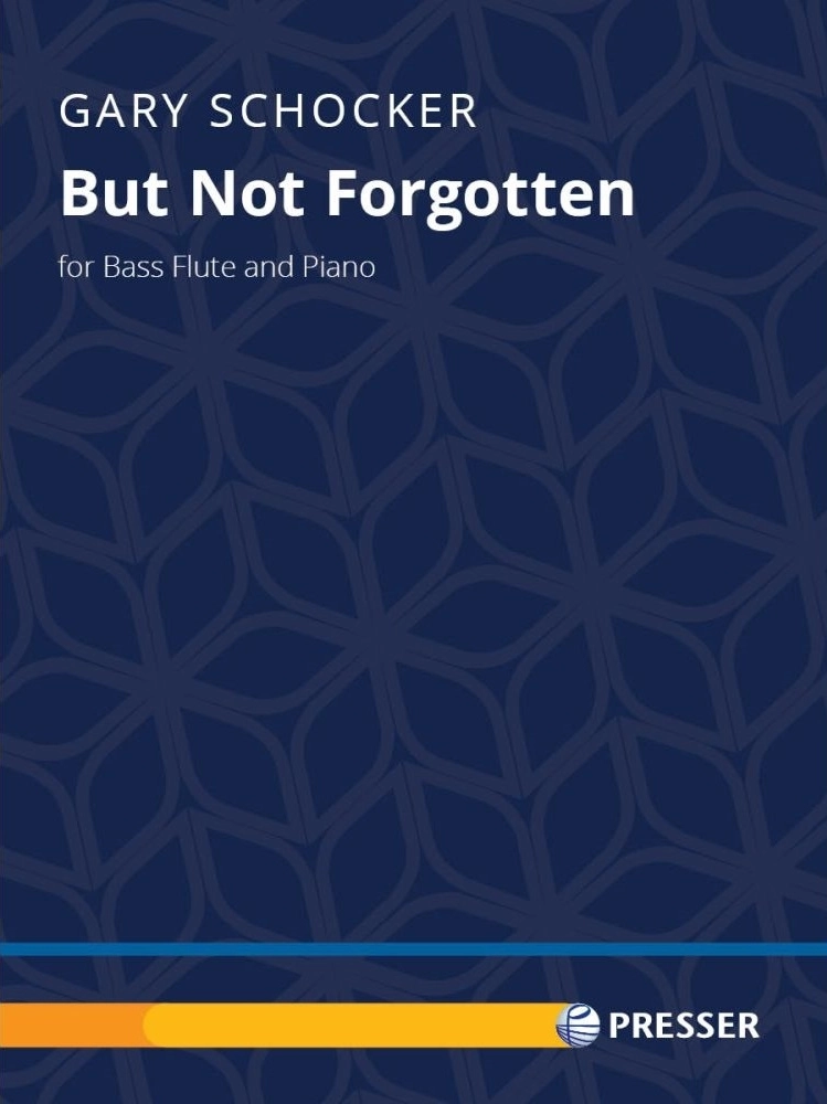 But Not Forgotten - Schocker - Bass Flute/Piano - Book