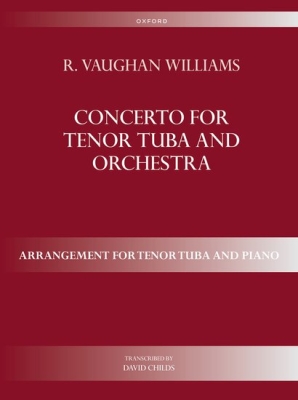 Oxford University Press - Concerto for Tenor Tuba and Orchestra - Vaughan Williams - Tenor Tuba/Piano - Book