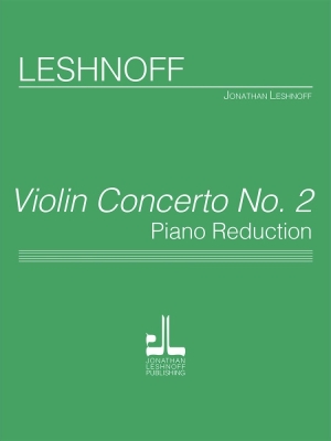 Theodore Presser - Concerto No. 2 - Leshnoff  - Violin/Piano - Book