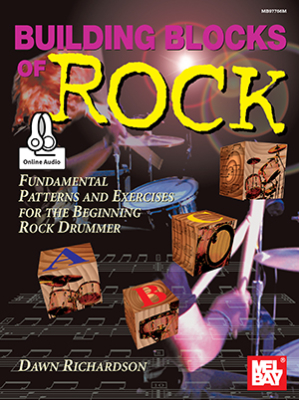Mel Bay - Building Blocks of Rock - Richardson - Drum Set - Book/Audio Online