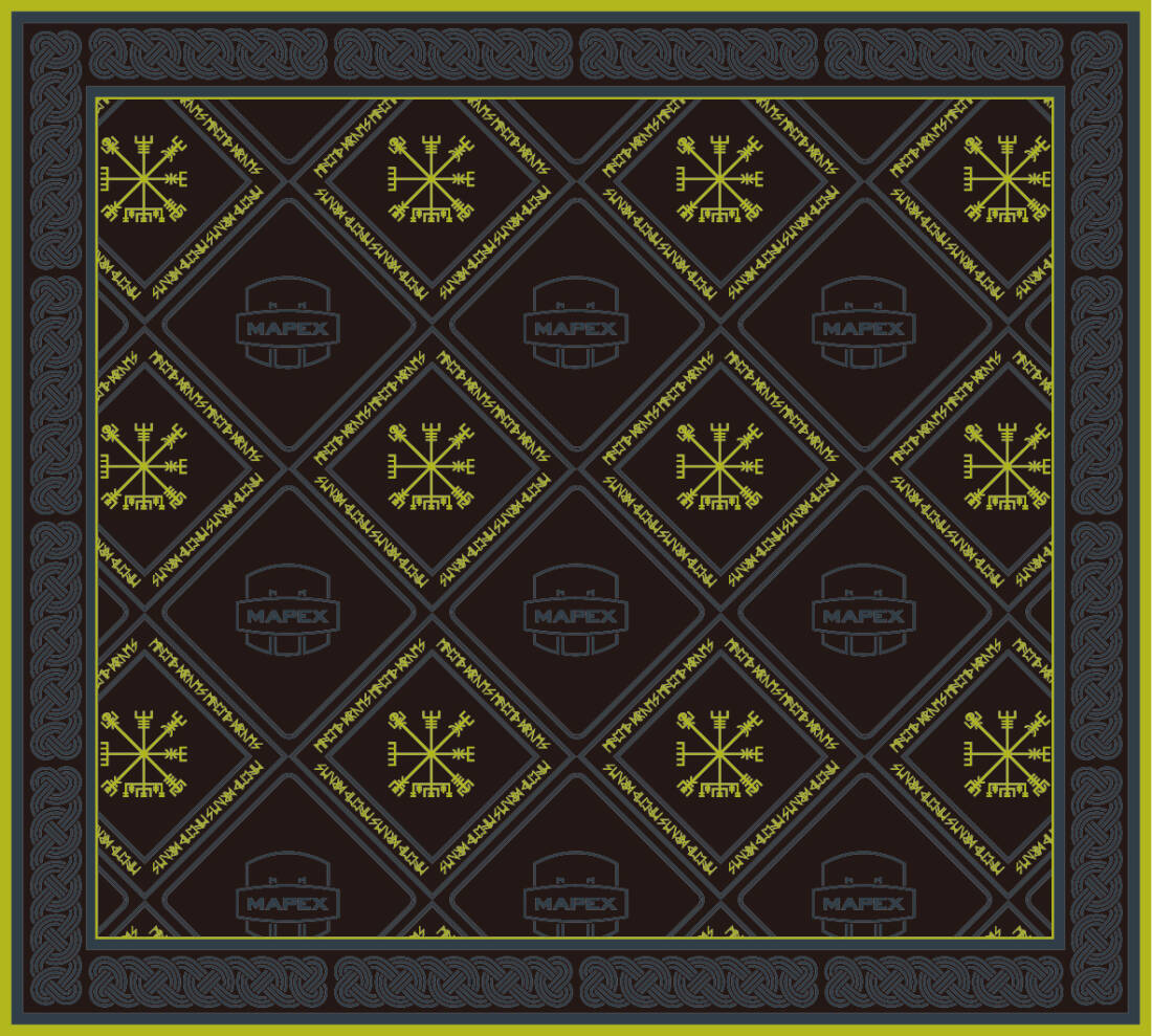 Professional Drum Rug - Royal Viking